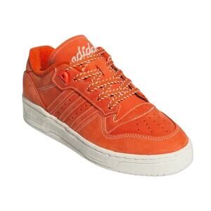 ADIDAS Originals Rivalry Low Top Sneakers Orange Nubuck Leather Women's-Size 10